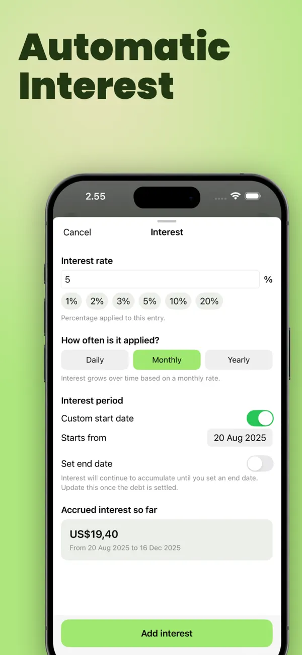 Loan Tracker: You Owe Me screenshot 1