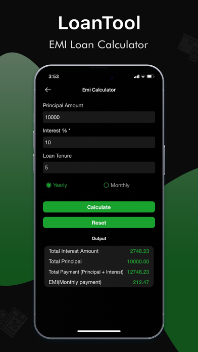 LoanTool : EMI Loan Calculator screenshot 4