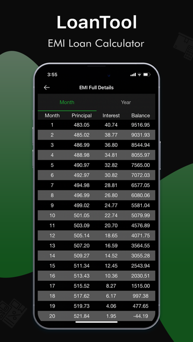 LoanTool : EMI Loan Calculator screenshot 1