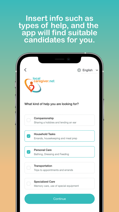 Local Caregiver screenshot 2