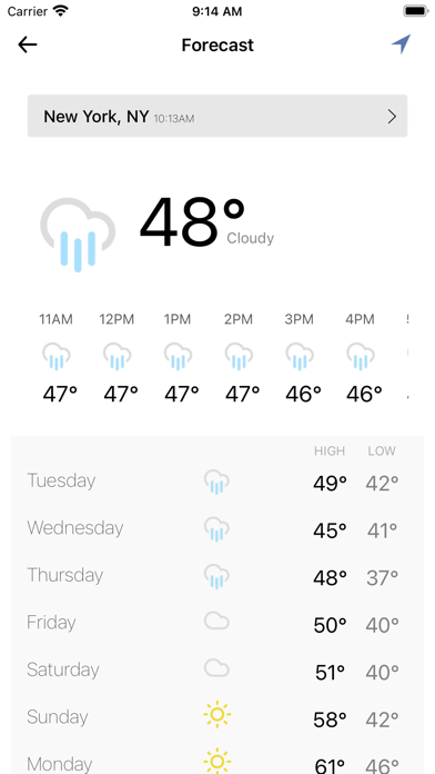 Local Weather Radar & Forecast screenshot 2