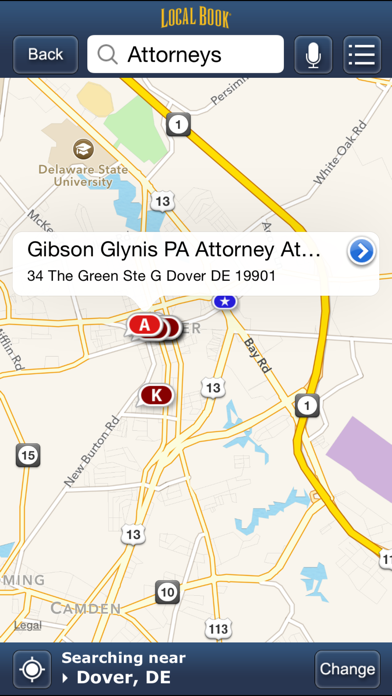 LocalBook Yellow Pages screenshot 2