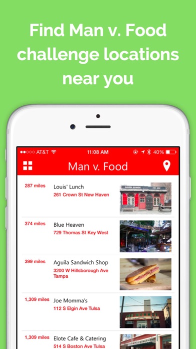 Locator for Man vs Food screenshot 3