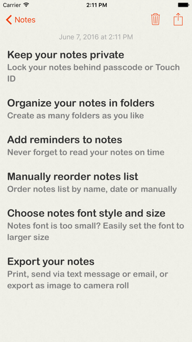 Lock Notes - Passcode Protect screenshot 3