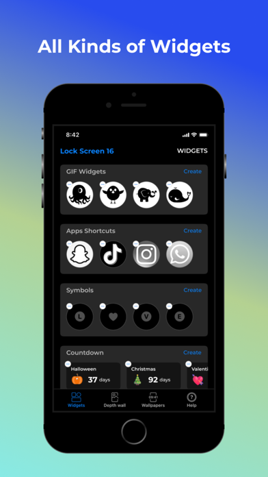 Lock Screen 26 - Top Widgets screenshot 3