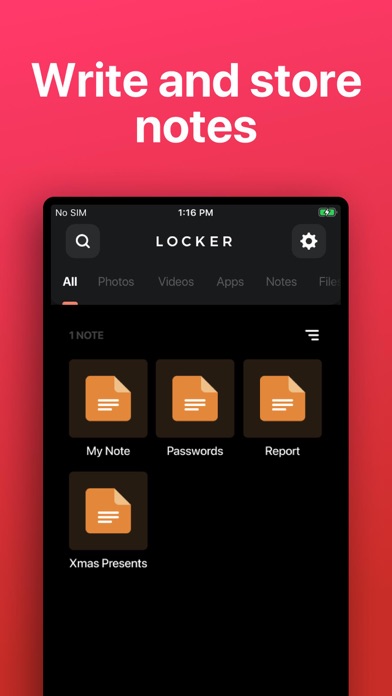 Locker: Hidden Photo Vault screenshot 1