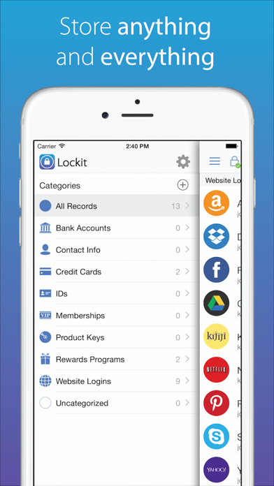 Lockit Secure Password Manager screenshot 3