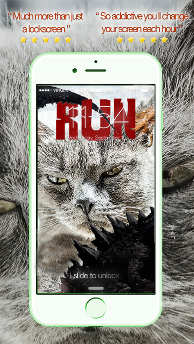 Lockscreen One - Customize your screen with fancy themes screenshot 2