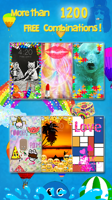 Lockscreen One - Customize your screen with fancy themes screenshot 5