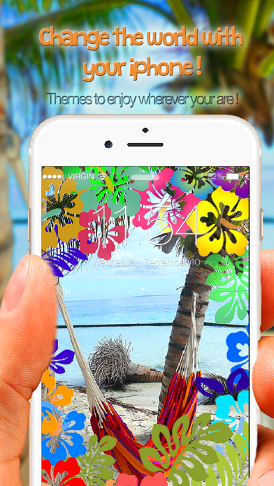 Lockscreen One - Customize your screen with fancy themes screenshot 4