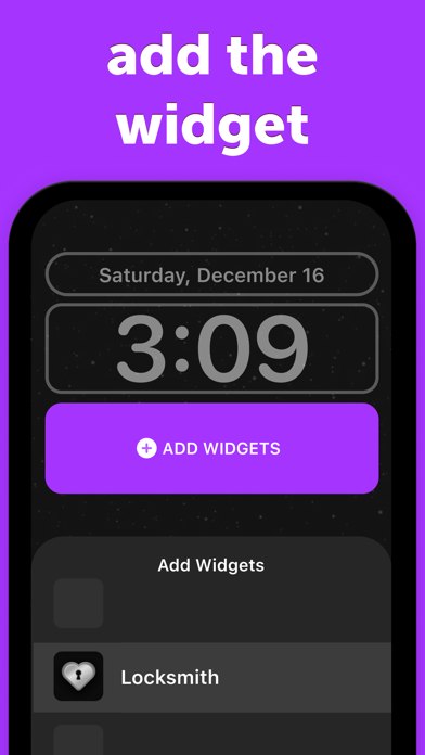 locksmith widget - by sendit screenshot 1