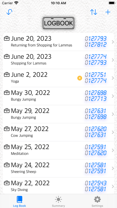 Log-Book screenshot 4