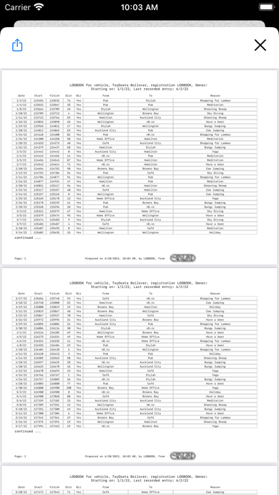 Log-Book screenshot 1