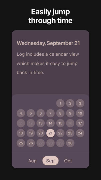 Log Notebook screenshot 3
