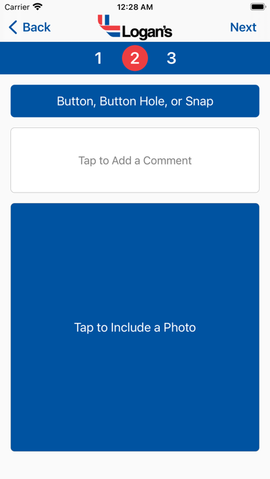 Logan’s SmartTRAK Repair App screenshot 1