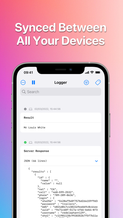 Logger for Shortcuts screenshot 1