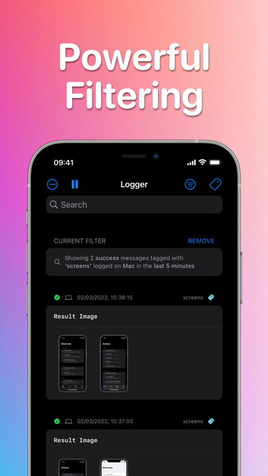 Logger for Shortcuts screenshot 2