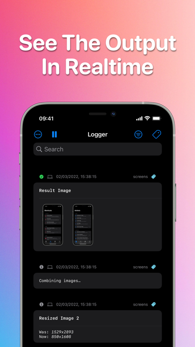 Logger for Shortcuts screenshot 3