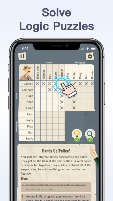 Logic Detective Games screenshot 3
