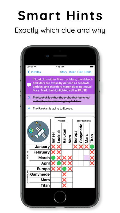 Logic Grid Puzzles screenshot 4