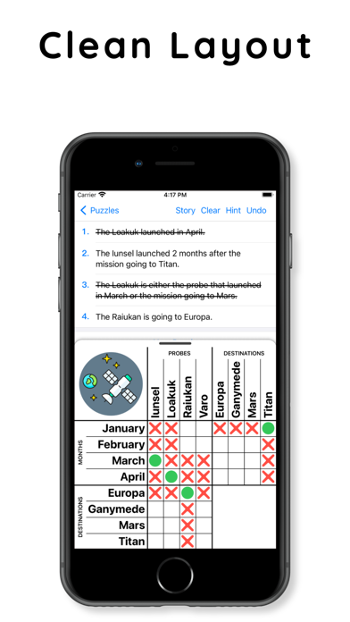 Logic Grid Puzzles screenshot 3