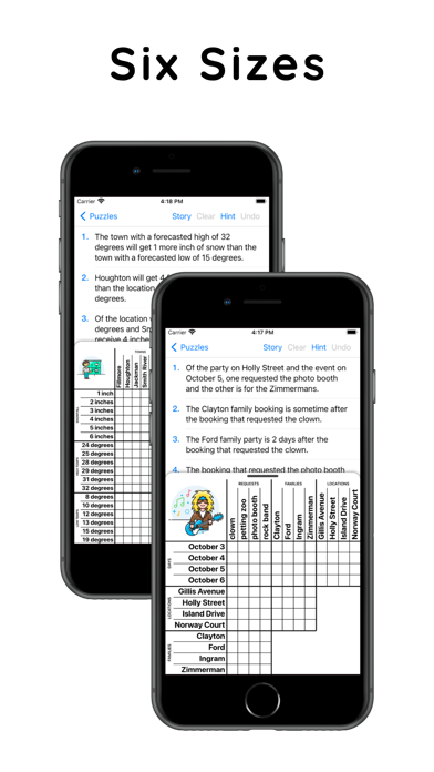 Logic Grid Puzzles screenshot 2