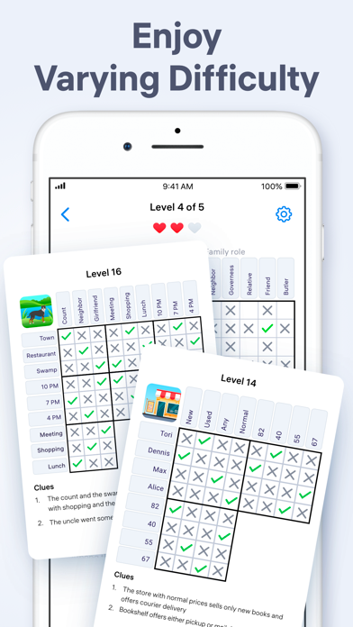 Logic Puzzles - Clue Game screenshot 3