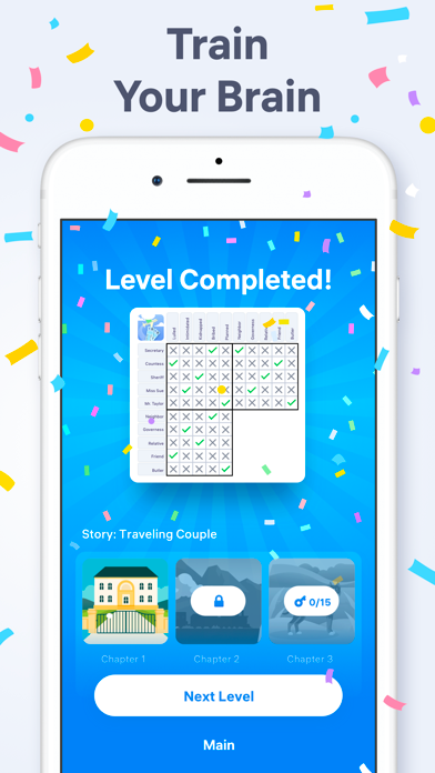Logic Puzzles - Clue Game screenshot 1