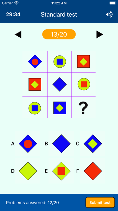 Logical IQ Test screenshot 1