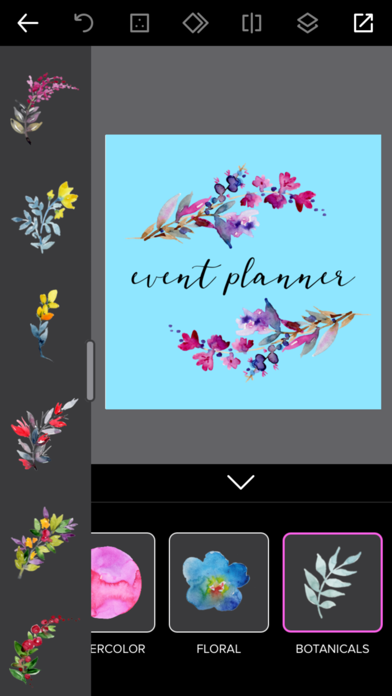 Logo Maker - Watercolor Logo screenshot 1