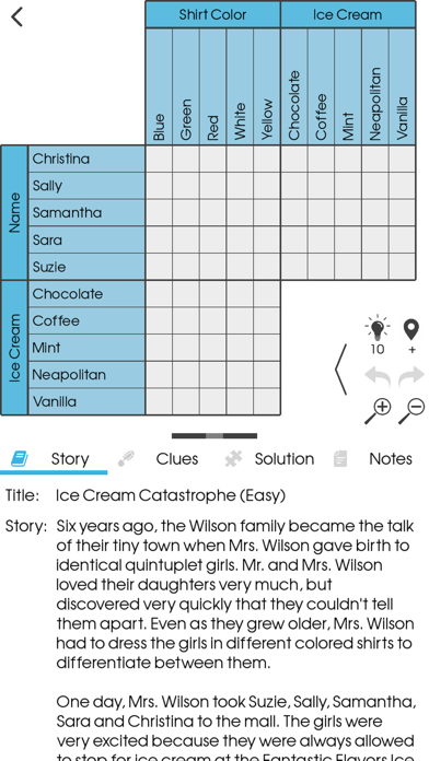 LoGriP (Logic Grid Puzzles) screenshot 3