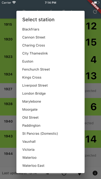 London Platforms screenshot 1