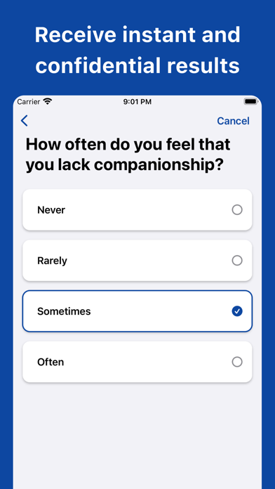 Loneliness Test screenshot 1