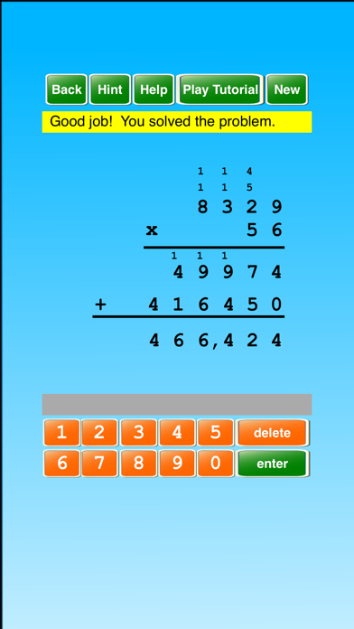 Long Division & Multiplication screenshot 2