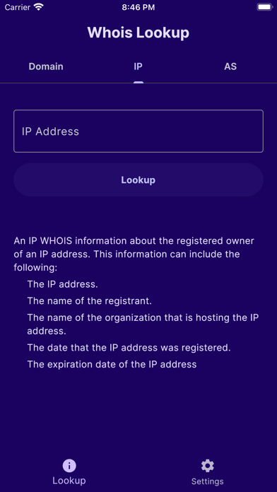 Lookup Whois Info screenshot 4