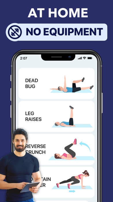 Lose Belly Fat at Home screenshot 3