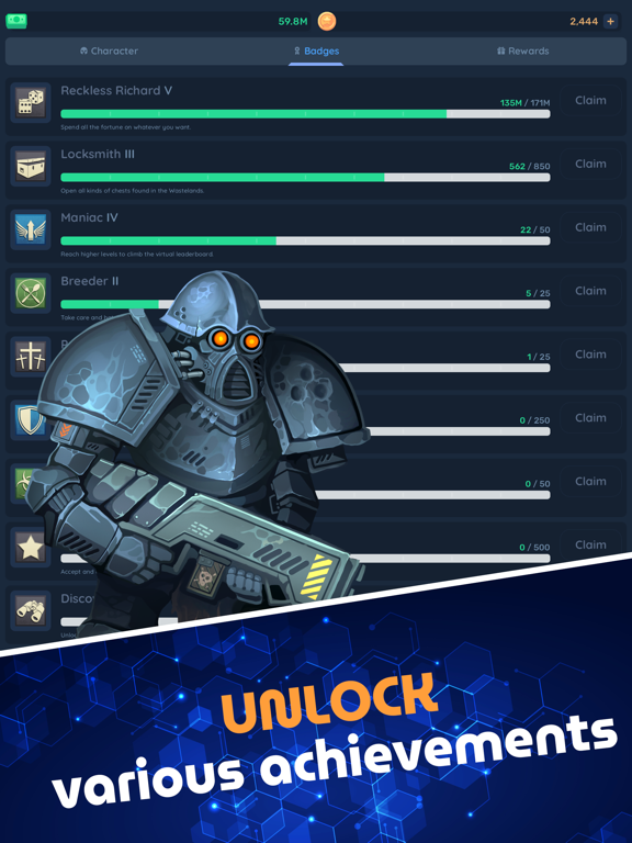 Lost Vault: AFK Retro RPG screenshot 1