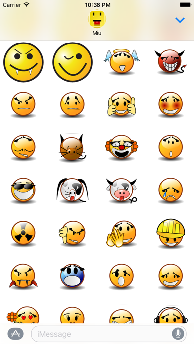 Lotsa Smileys for iMessage screenshot 2