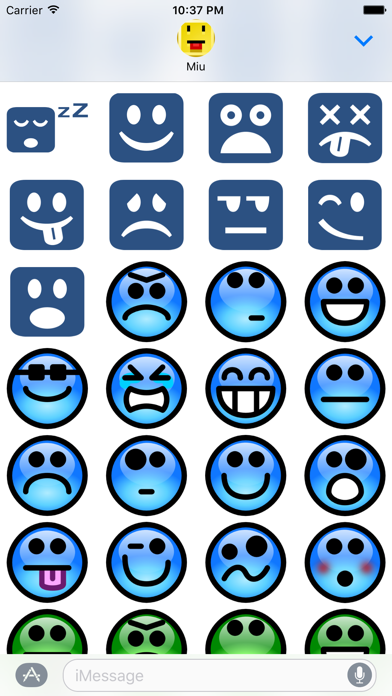 Lotsa Smileys for iMessage screenshot 1