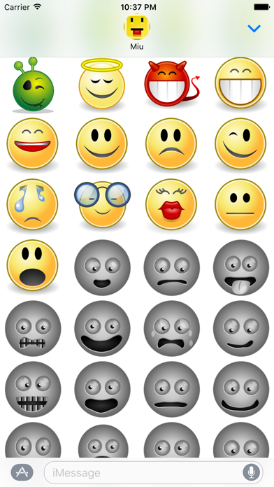 Lotsa Smileys for iMessage screenshot 3