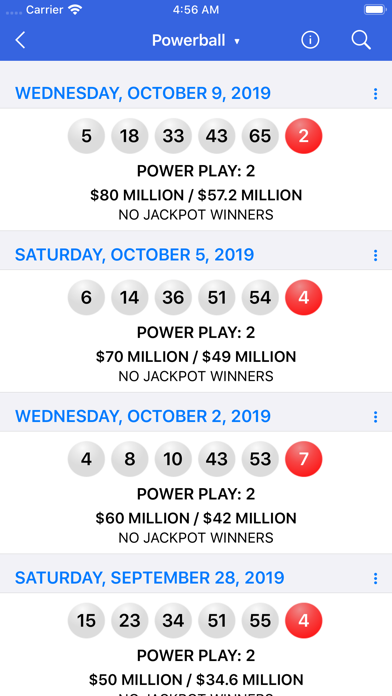 Lotto Results - Lottery in US screenshot 4