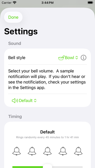 Lotus Bud Mindfulness Bell screenshot 1