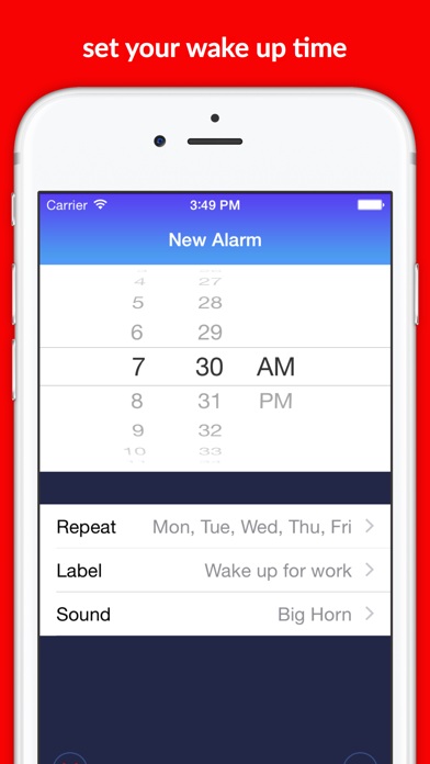 Loud Alarm Clock PRO Sleep + screenshot 3