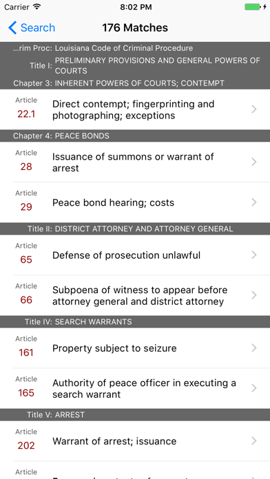 Louisiana Code of Criminal Procedure (LawStack) screenshot 1