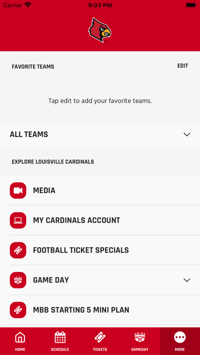 Louisville Cardinals screenshot 4