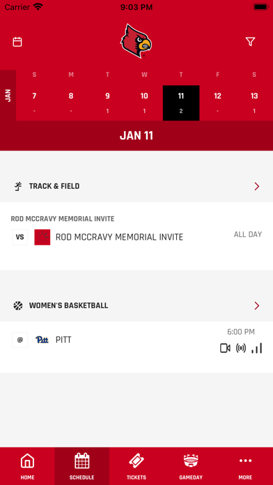 Louisville Cardinals screenshot 3