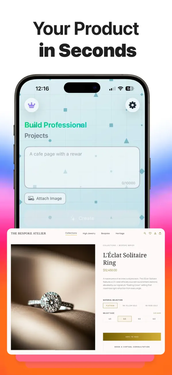 Lovable AI - App Builder screenshot 1