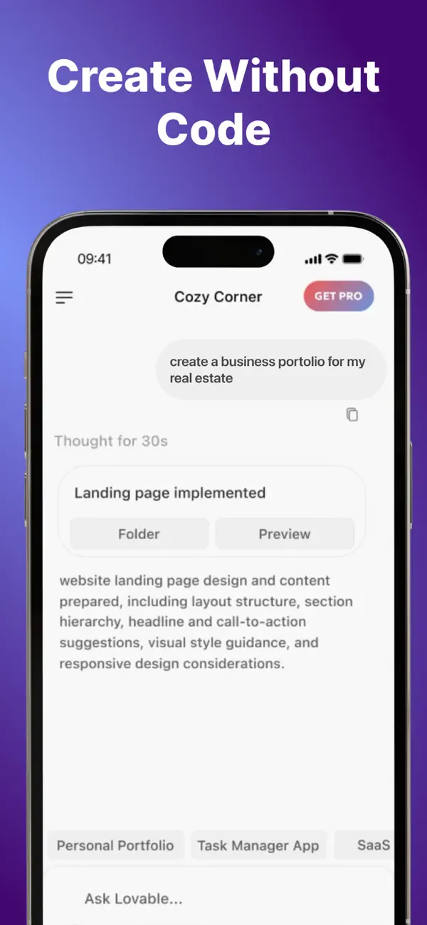 Love AI: AI Website Builder screenshot 3
