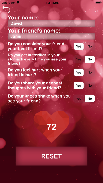 Love calculator compatibility screenshot 2