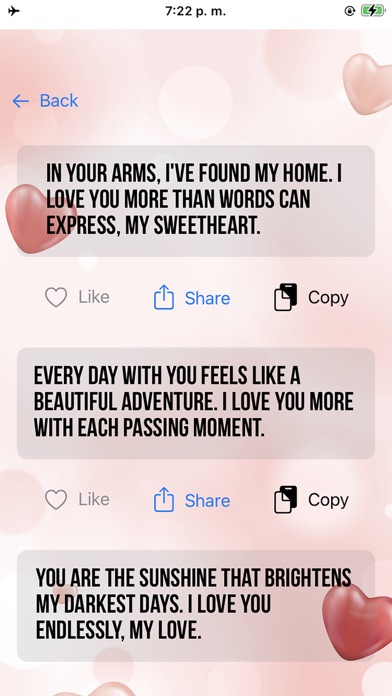 Love messages, quotes screenshot 5